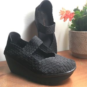 Bernie Mev - “Lulila” Mary Jane Casual Wedge